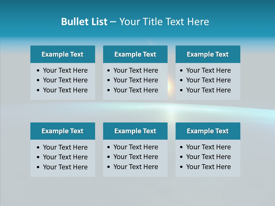 Universe Impact Planet PowerPoint Template