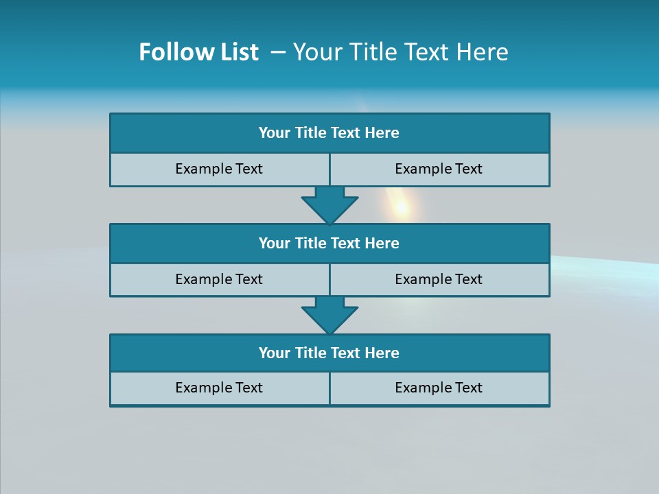 Universe Impact Planet PowerPoint Template
