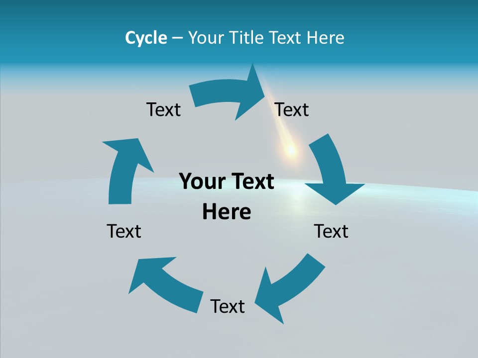 Universe Impact Planet PowerPoint Template