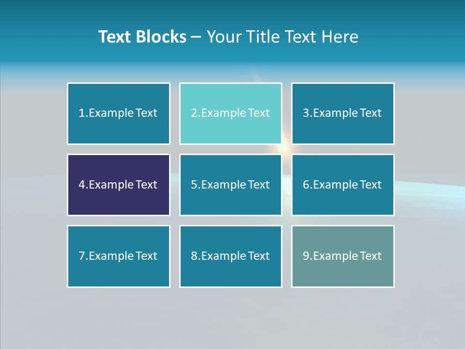 Universe Impact Planet PowerPoint Template