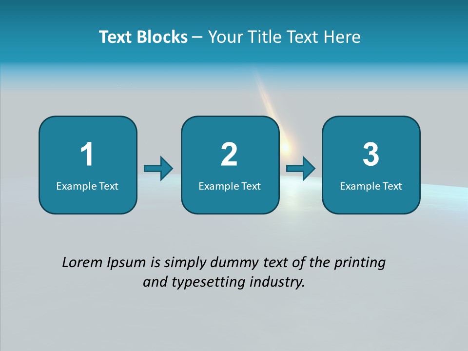 Universe Impact Planet PowerPoint Template