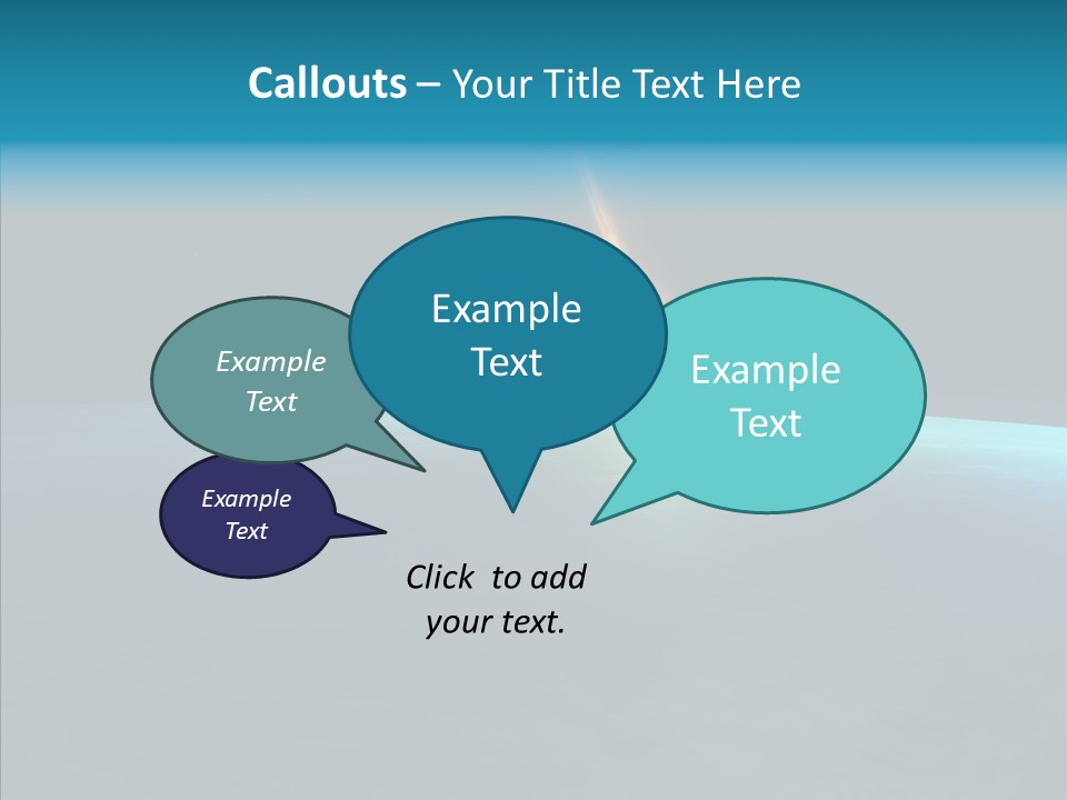 Universe Impact Planet PowerPoint Template