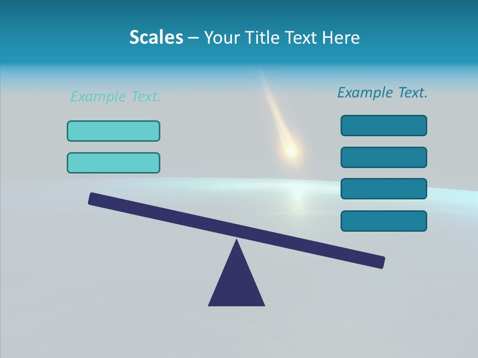 Universe Impact Planet PowerPoint Template