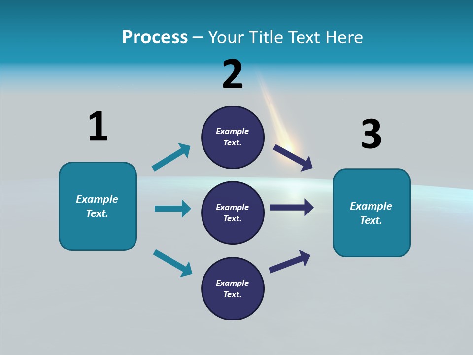 Universe Impact Planet PowerPoint Template