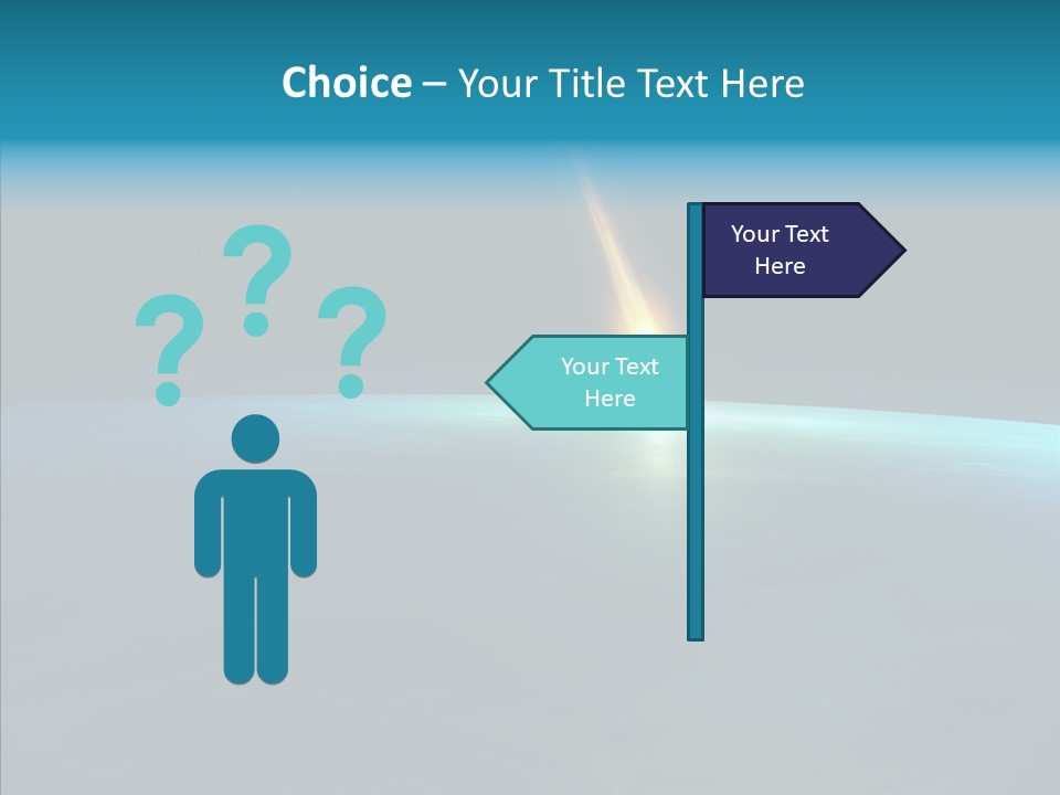 Universe Impact Planet PowerPoint Template