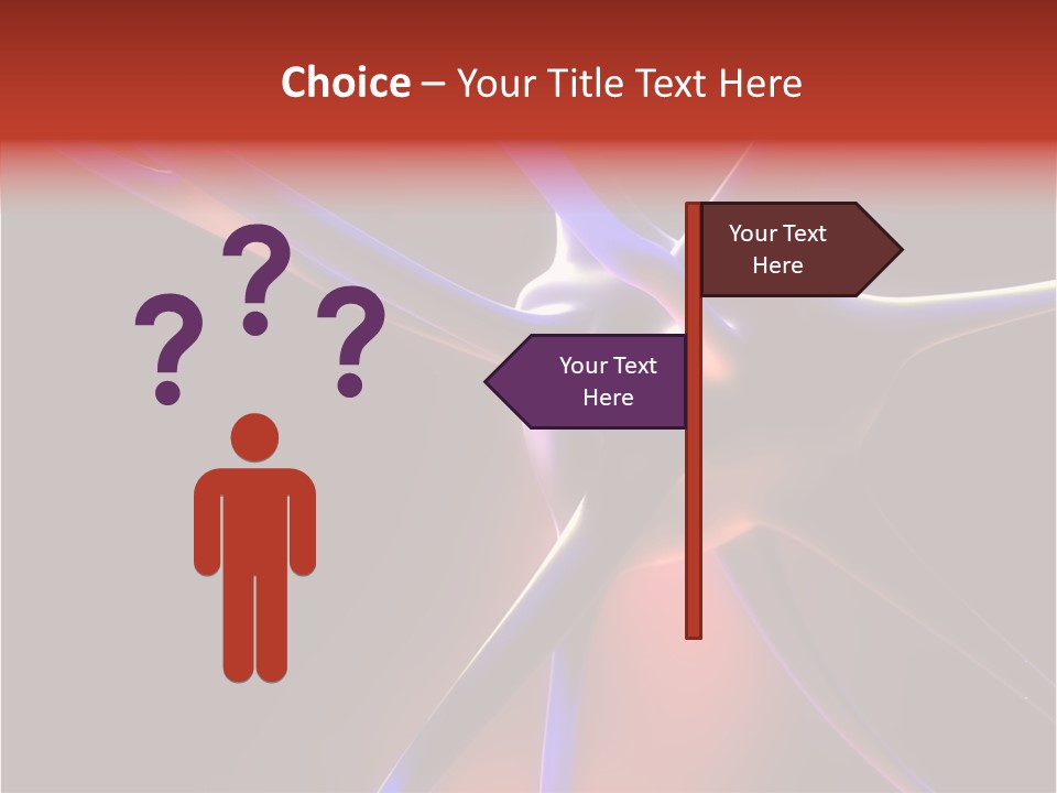 Thinking Nerve Brain PowerPoint Template