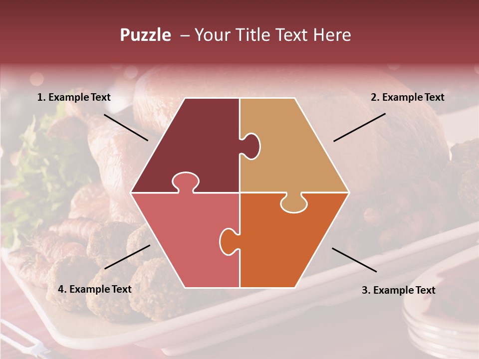 Beignet Herb Balls PowerPoint Template