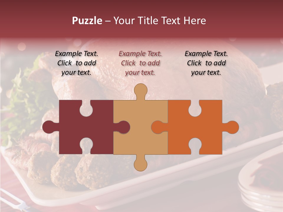 Beignet Herb Balls PowerPoint Template