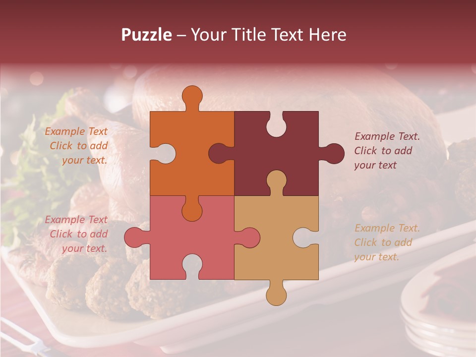 Beignet Herb Balls PowerPoint Template