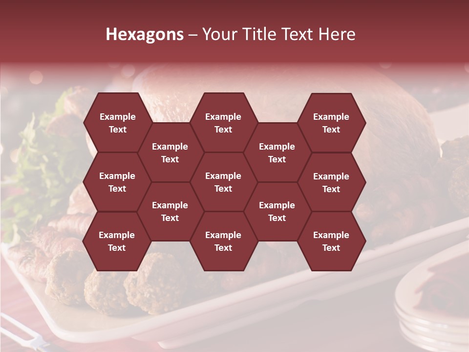 Beignet Herb Balls PowerPoint Template