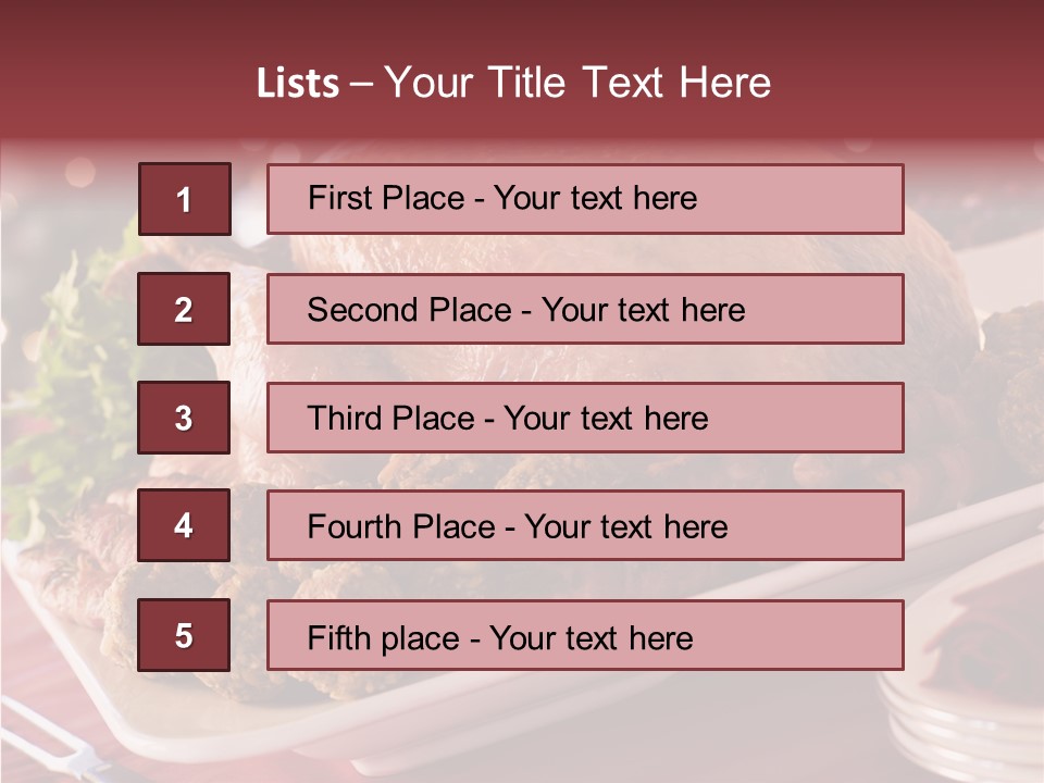 Beignet Herb Balls PowerPoint Template