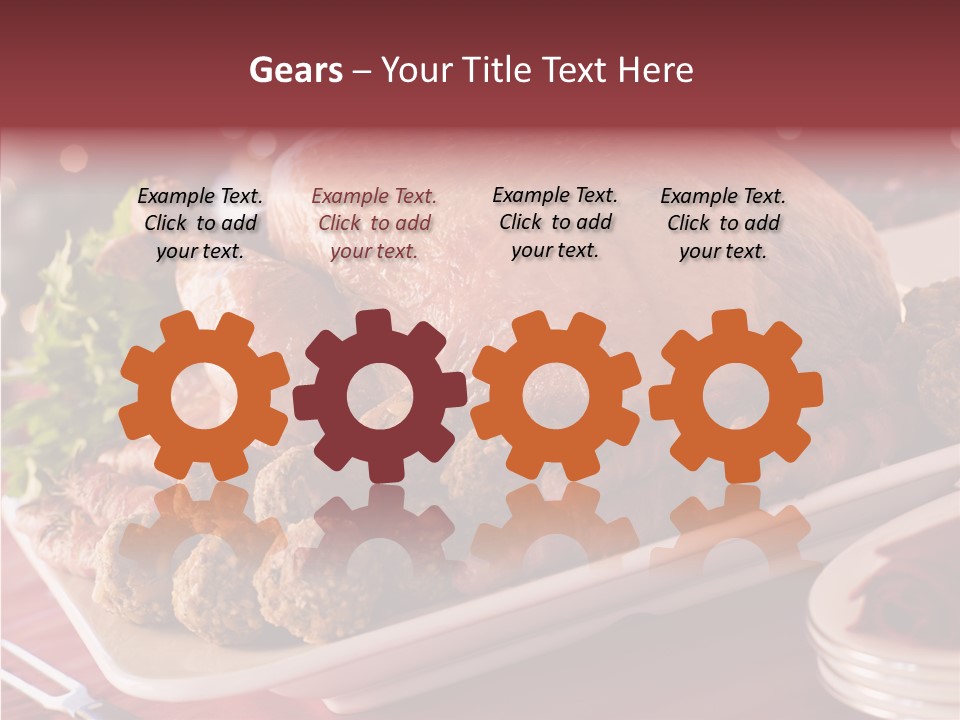 Beignet Herb Balls PowerPoint Template