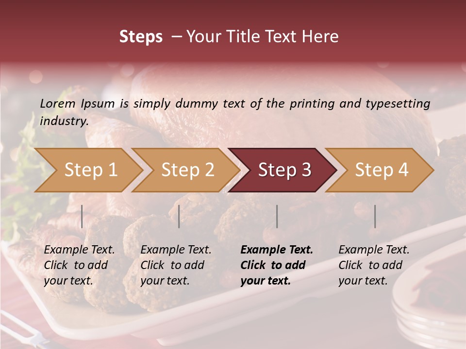 Beignet Herb Balls PowerPoint Template