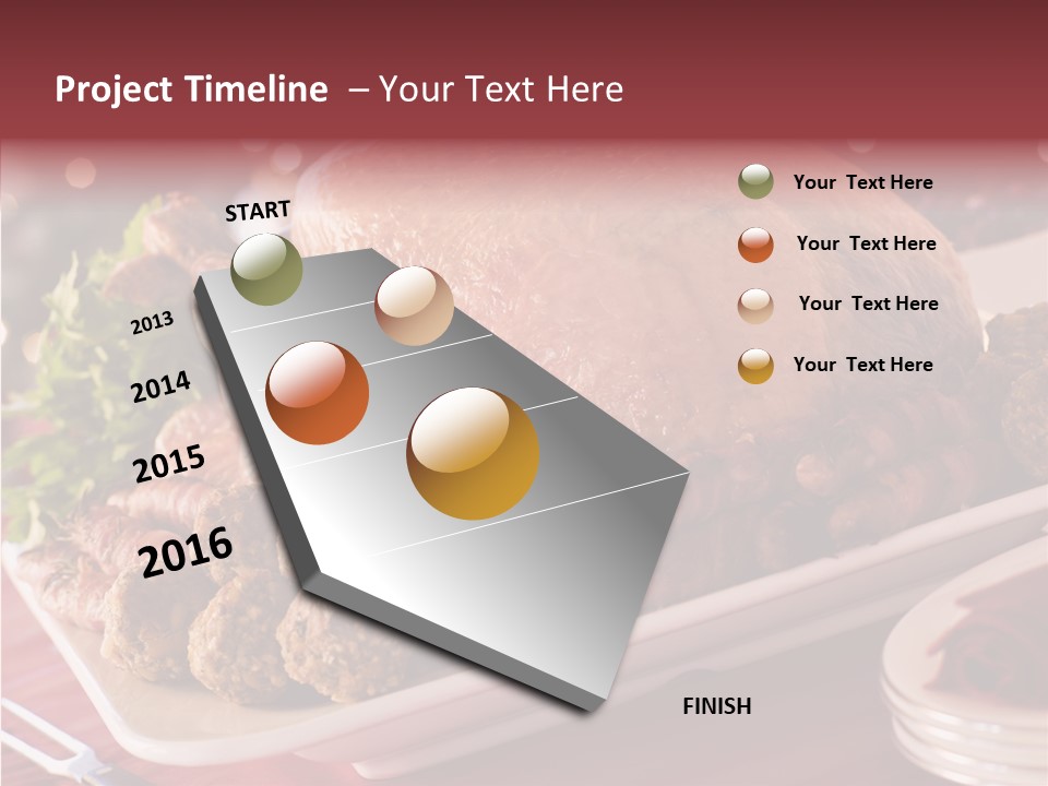 Beignet Herb Balls PowerPoint Template