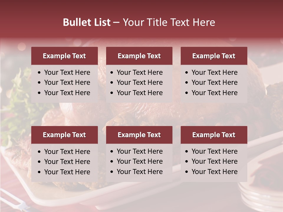 Beignet Herb Balls PowerPoint Template