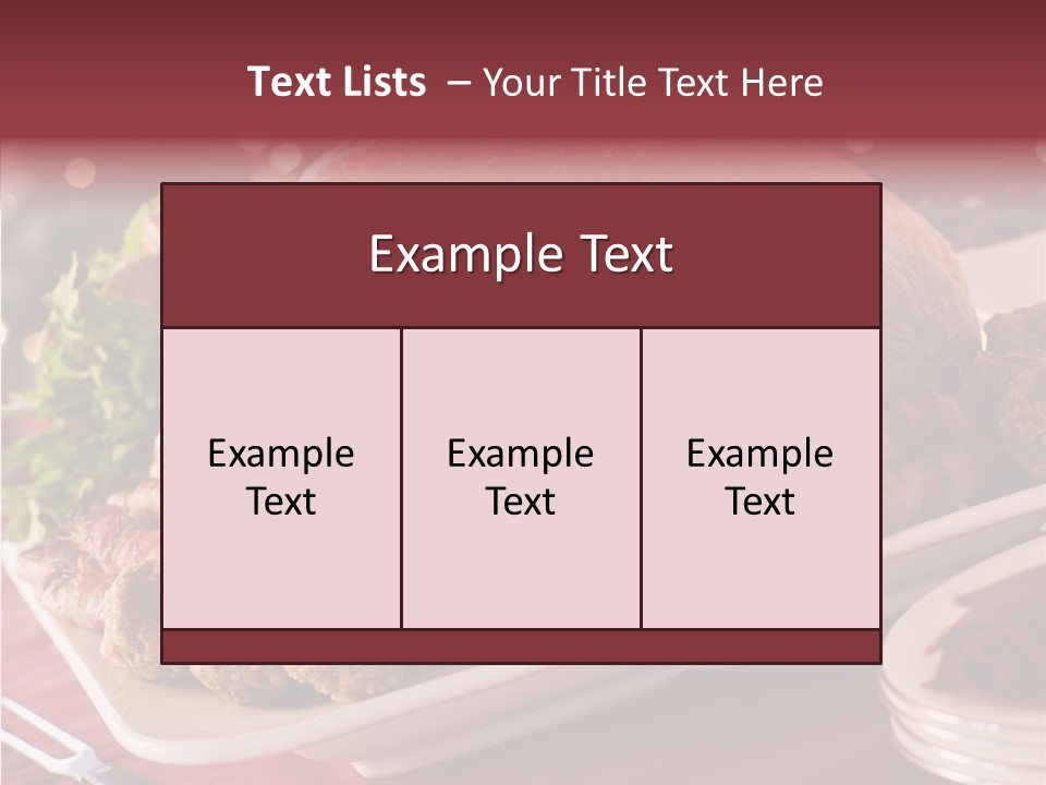 Beignet Herb Balls PowerPoint Template