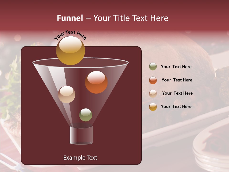 Beignet Herb Balls PowerPoint Template