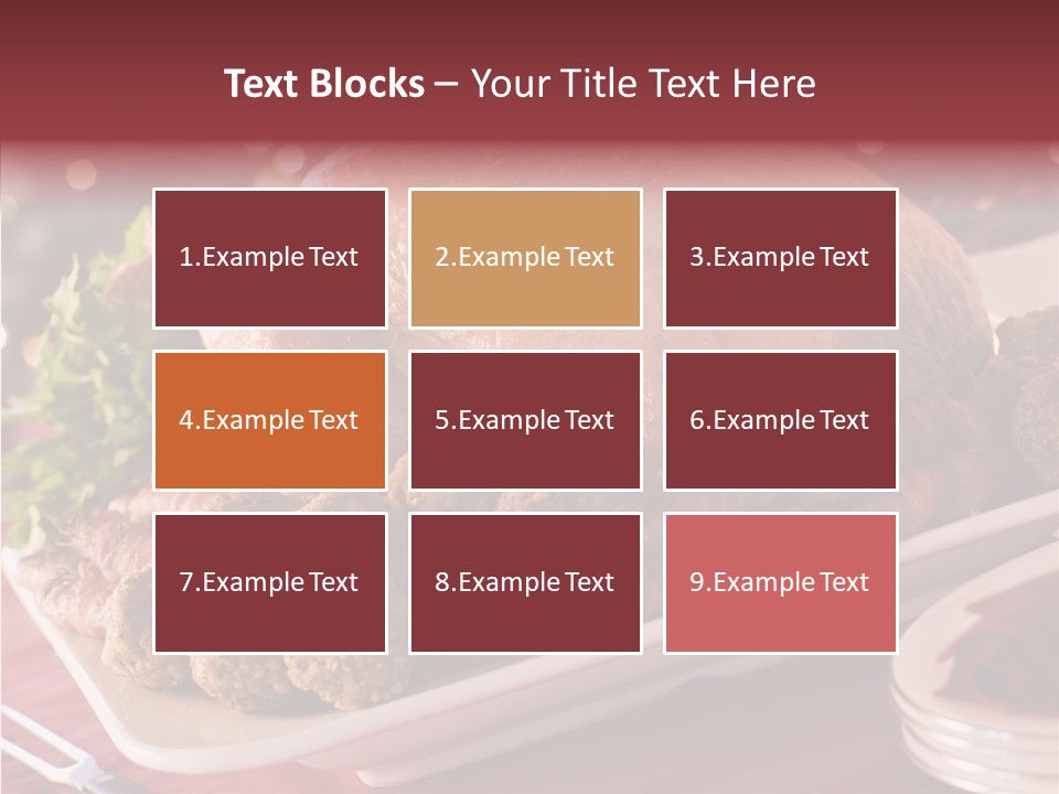 Beignet Herb Balls PowerPoint Template