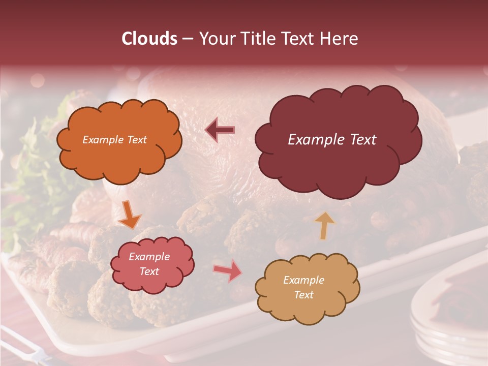 Beignet Herb Balls PowerPoint Template