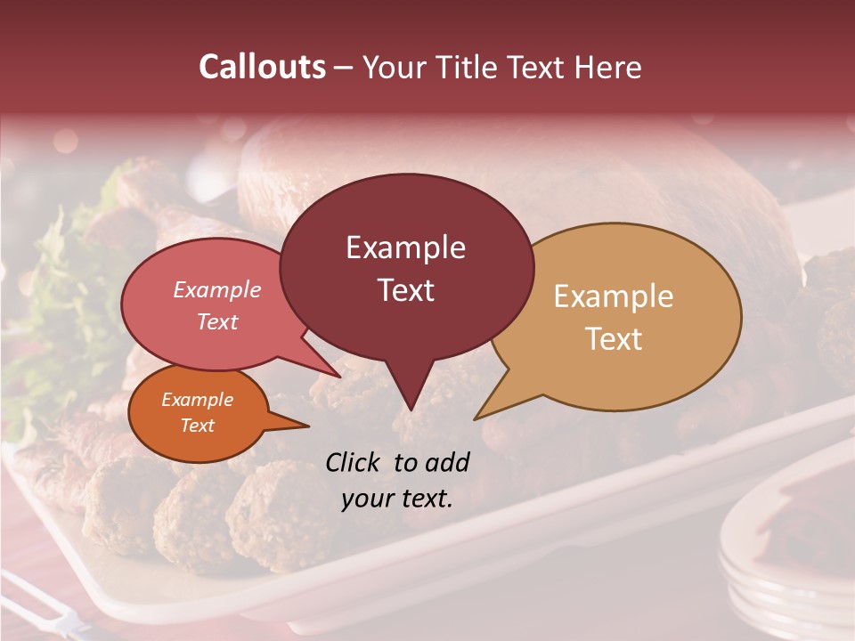 Beignet Herb Balls PowerPoint Template