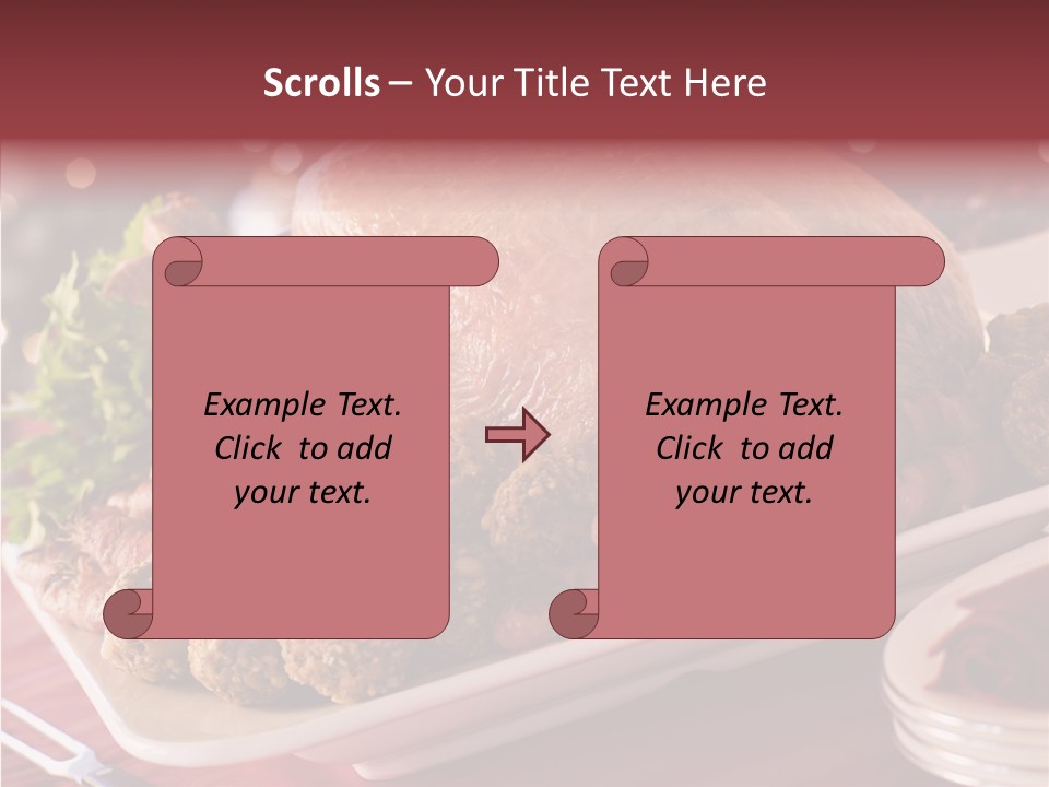 Beignet Herb Balls PowerPoint Template