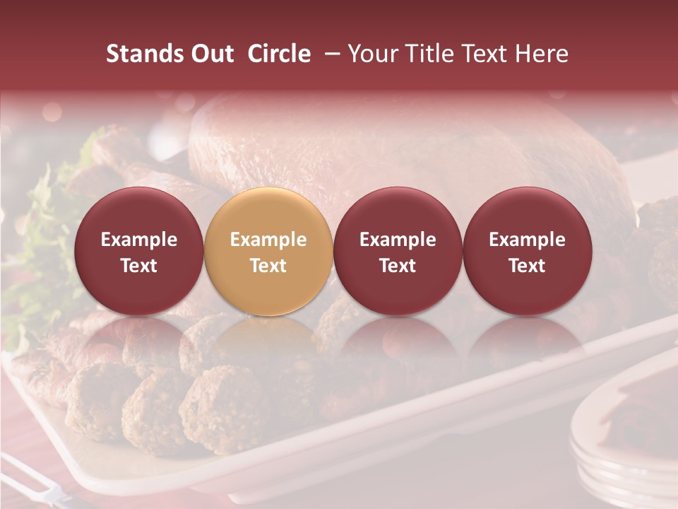 Beignet Herb Balls PowerPoint Template