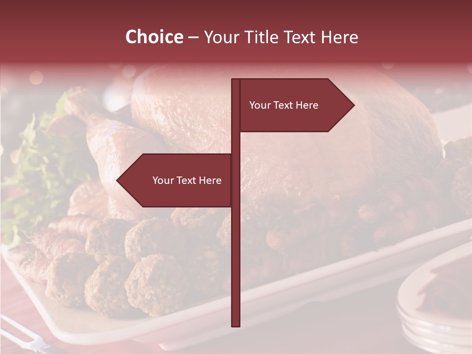 Beignet Herb Balls PowerPoint Template