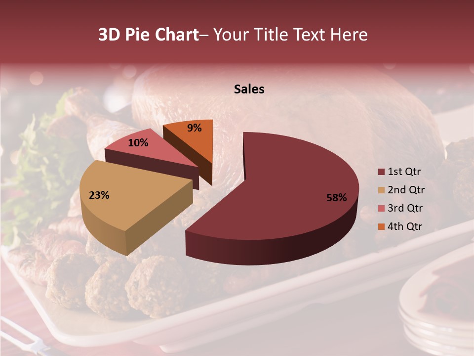 Beignet Herb Balls PowerPoint Template