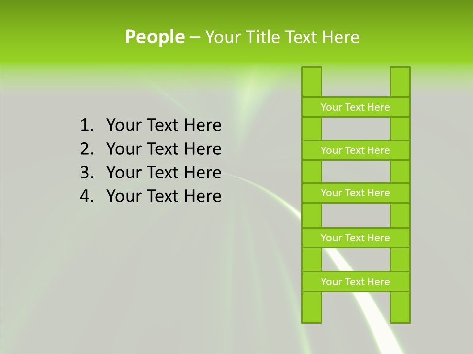 Chair Together Trategy PowerPoint Template