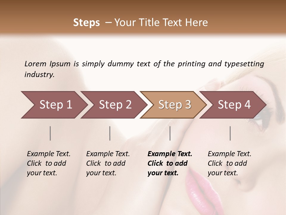 Spa Charm Female PowerPoint Template