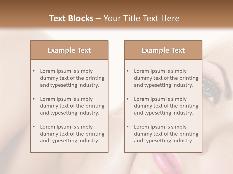 Spa Charm Female PowerPoint Template