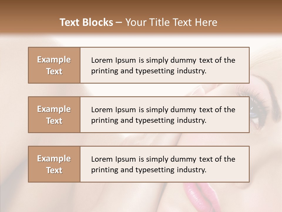 Spa Charm Female PowerPoint Template