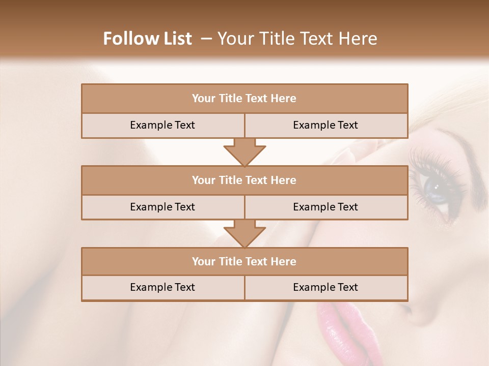 Spa Charm Female PowerPoint Template