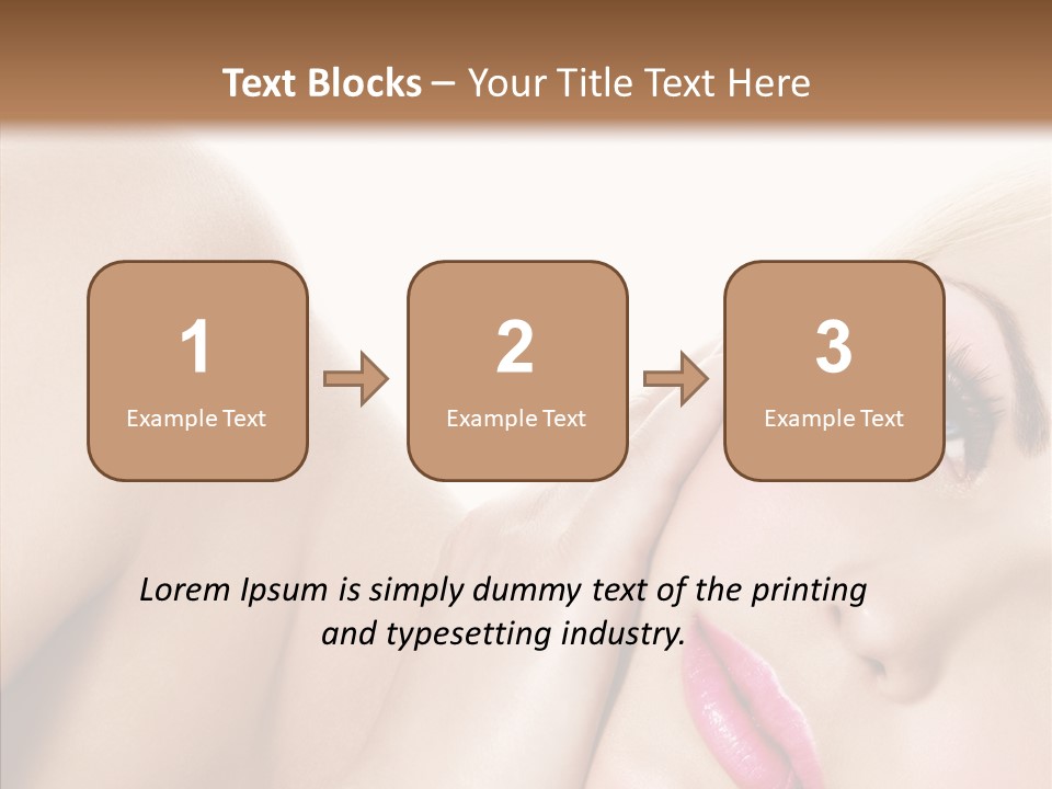 Spa Charm Female PowerPoint Template