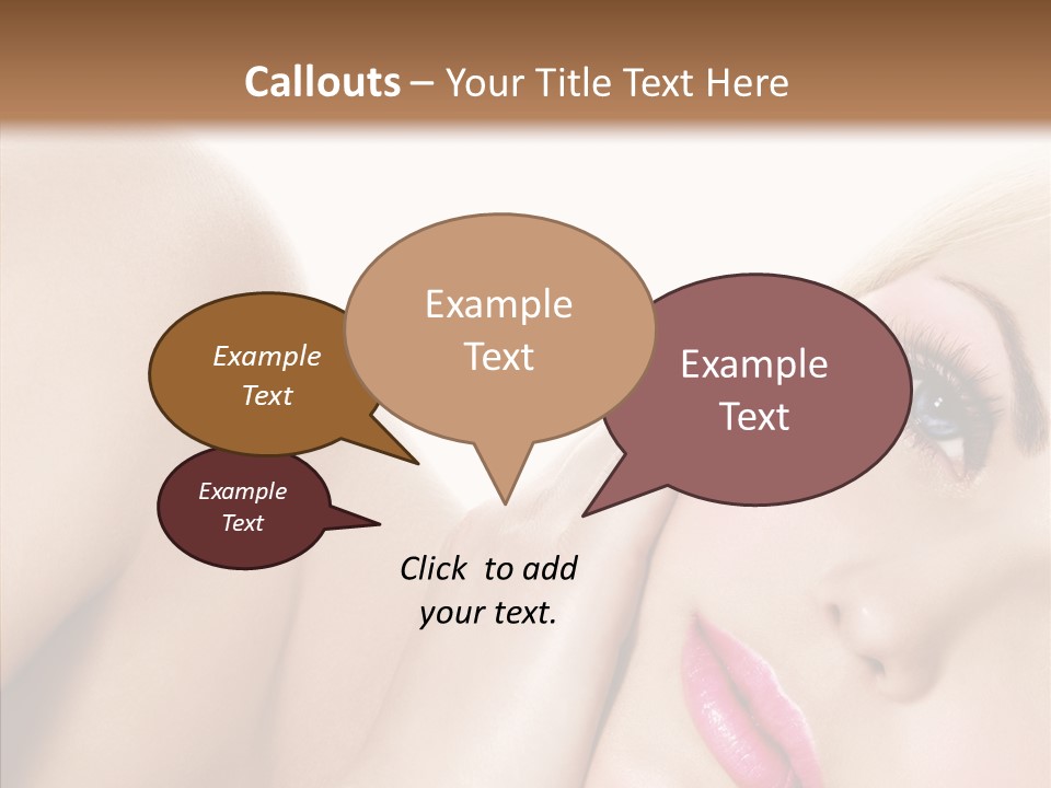 Spa Charm Female PowerPoint Template