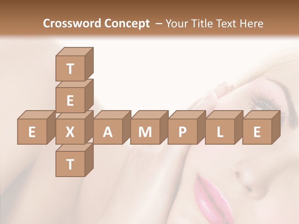 Spa Charm Female PowerPoint Template