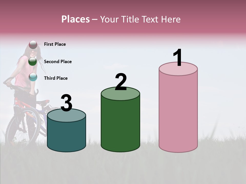 Beautiful Grass Blue PowerPoint Template