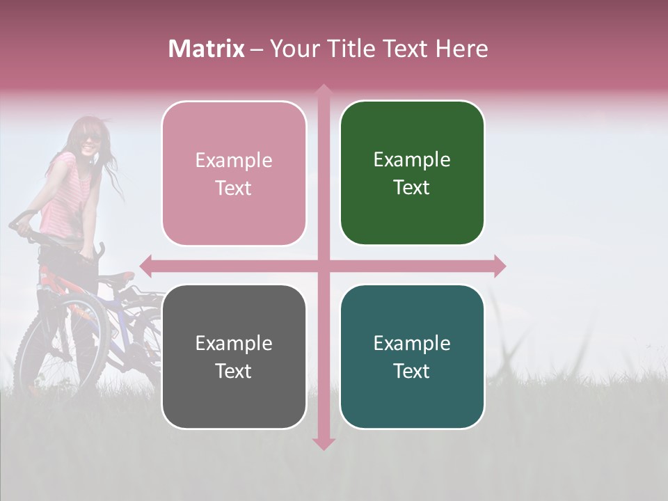 Beautiful Grass Blue PowerPoint Template