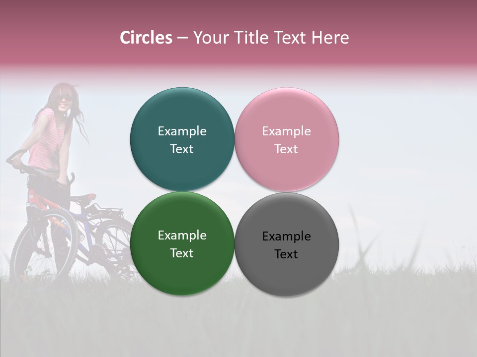 Beautiful Grass Blue PowerPoint Template