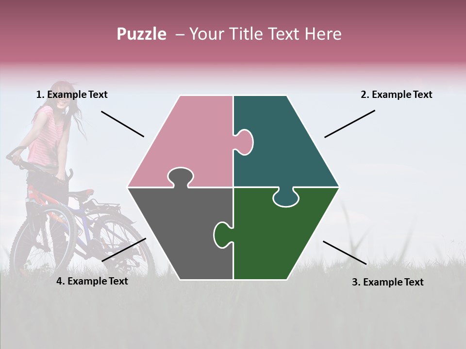 Beautiful Grass Blue PowerPoint Template