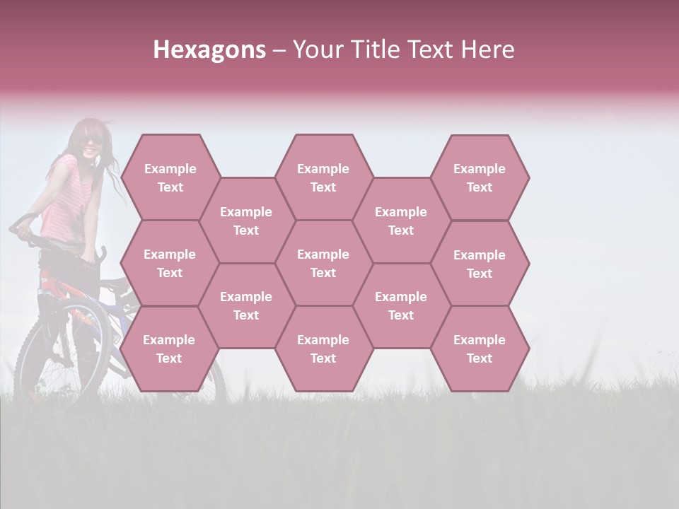 Beautiful Grass Blue PowerPoint Template