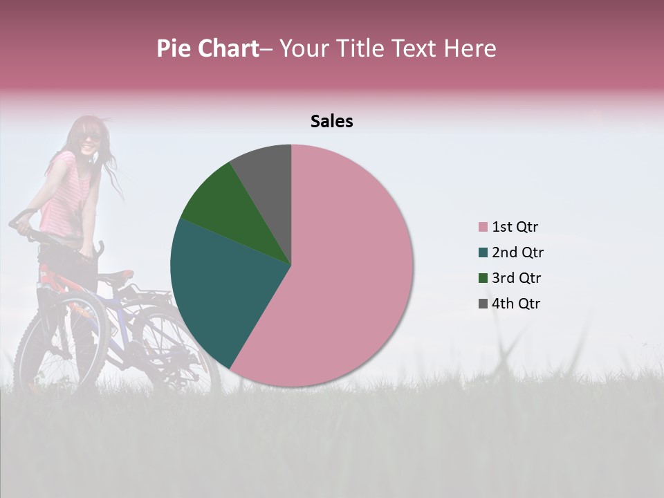 Beautiful Grass Blue PowerPoint Template