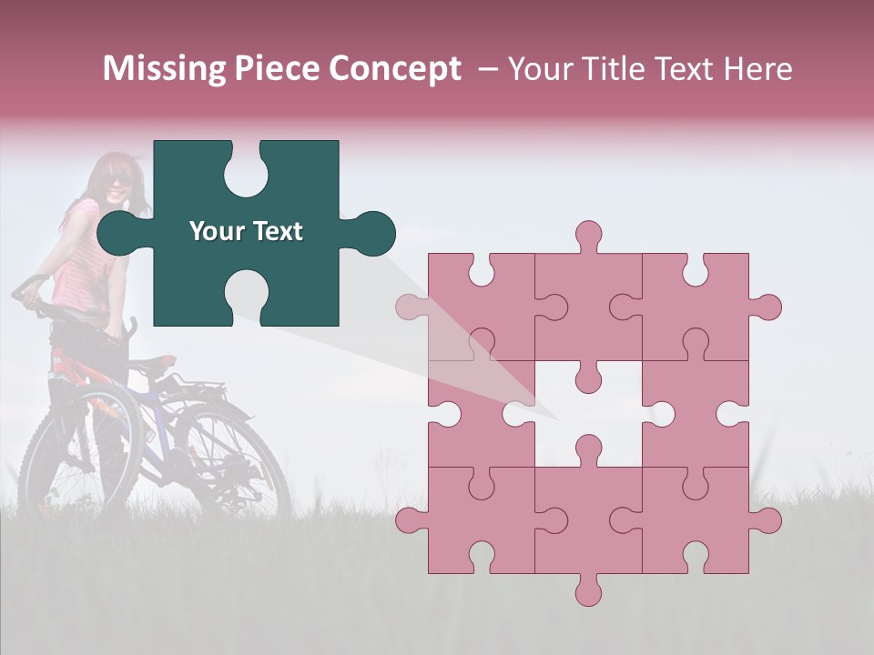 Beautiful Grass Blue PowerPoint Template