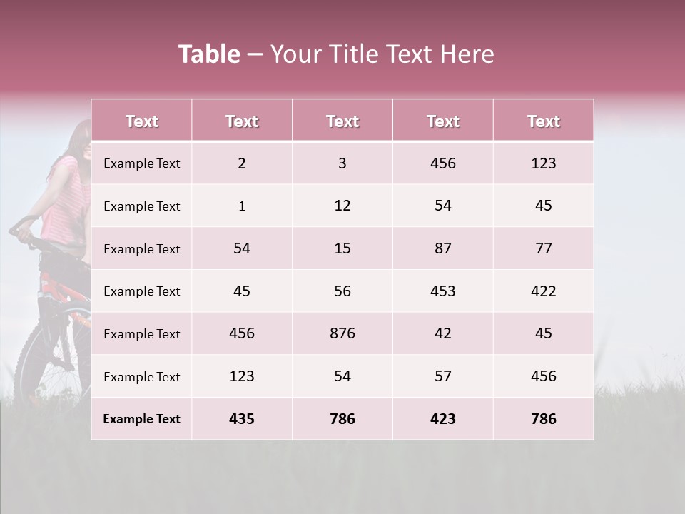 Beautiful Grass Blue PowerPoint Template