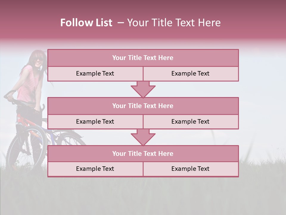 Beautiful Grass Blue PowerPoint Template