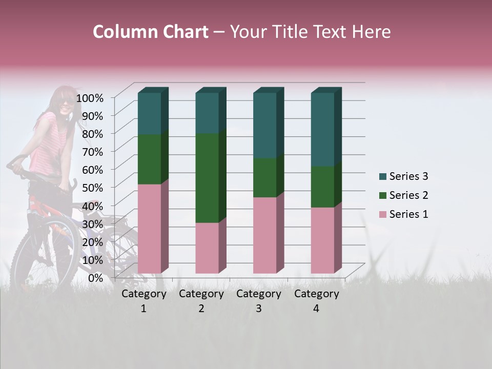 Beautiful Grass Blue PowerPoint Template