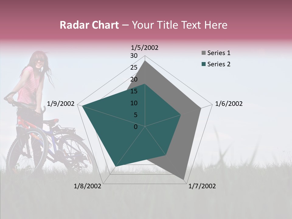 Beautiful Grass Blue PowerPoint Template