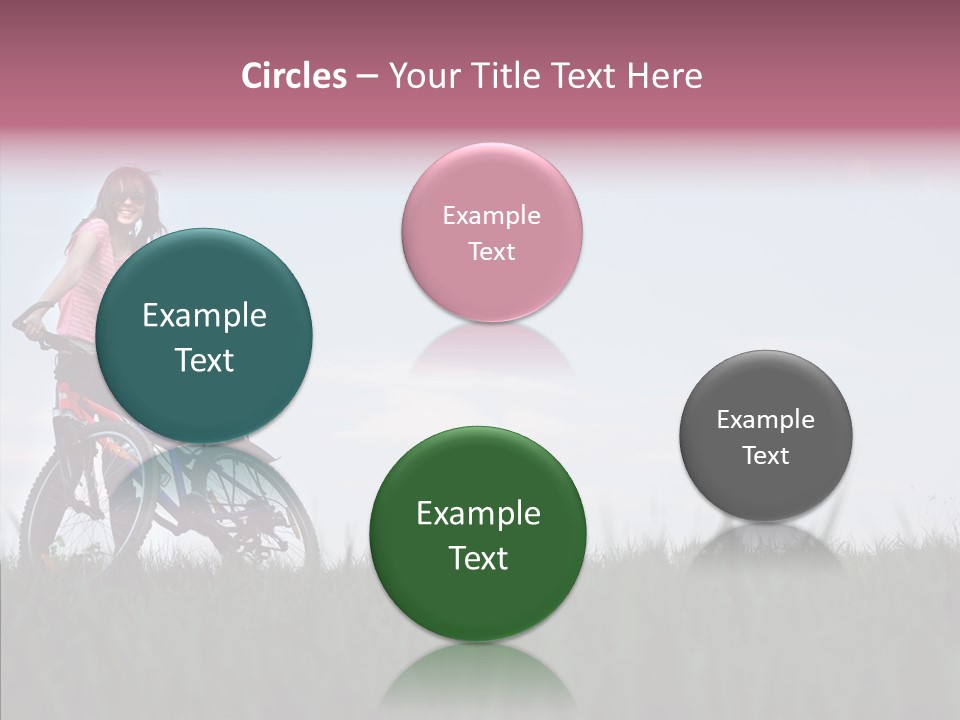 Beautiful Grass Blue PowerPoint Template