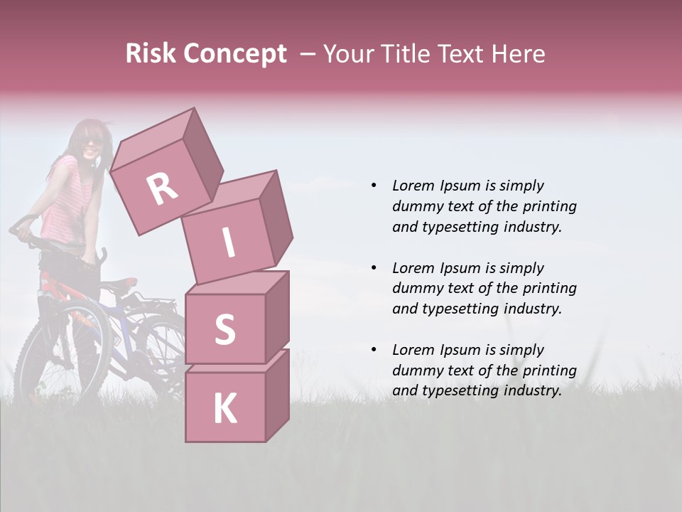 Beautiful Grass Blue PowerPoint Template