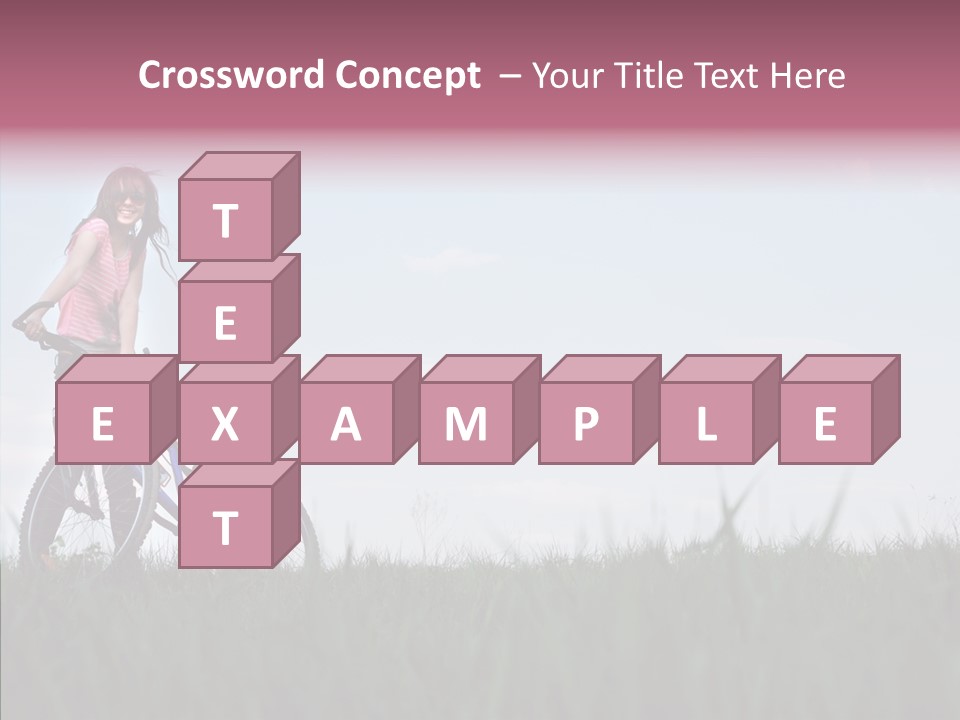 Beautiful Grass Blue PowerPoint Template